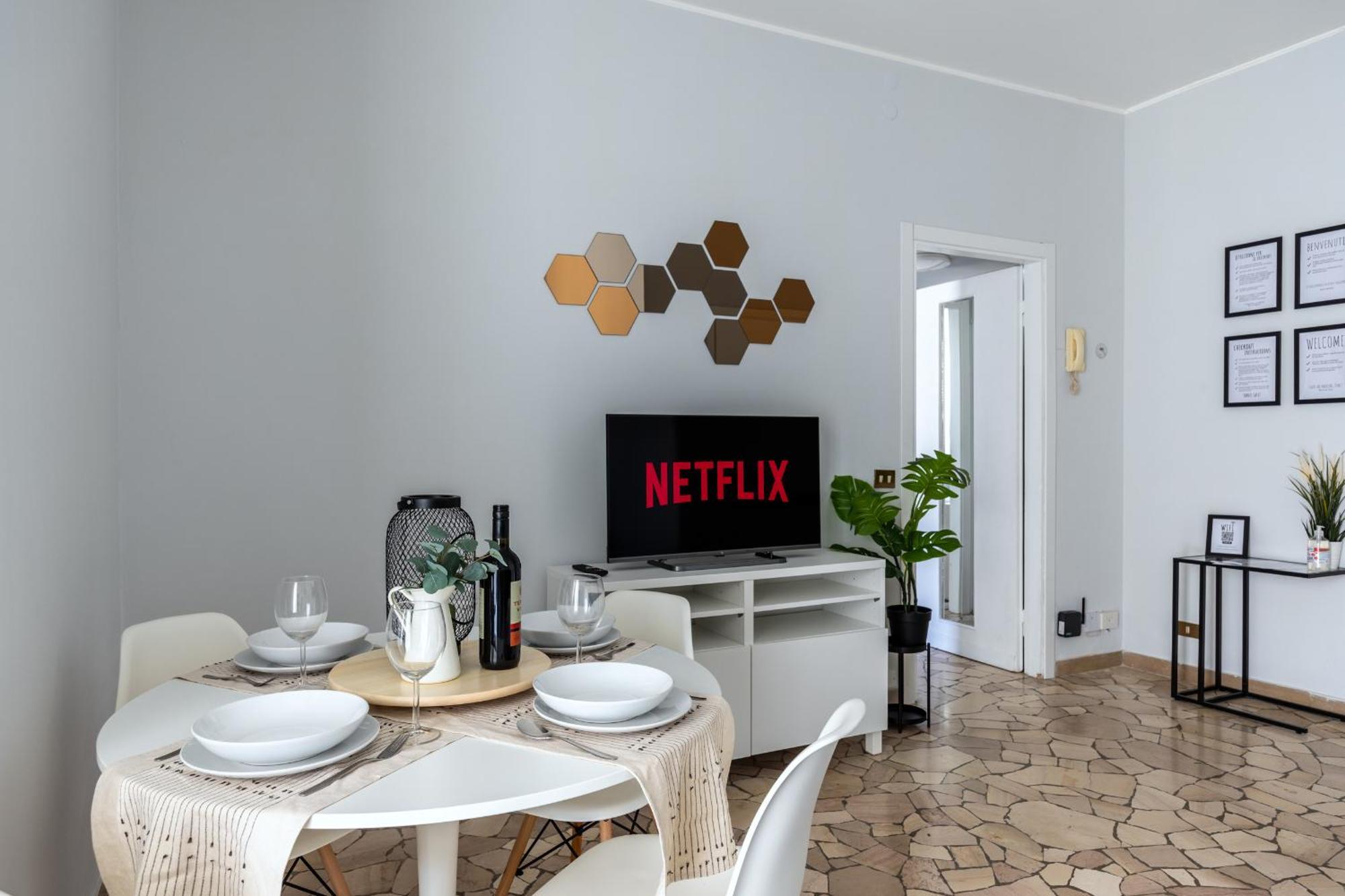 8 Min Dalla Metro Casa Elegante Con Netflix E Wifi Milano Ngoại thất bức ảnh